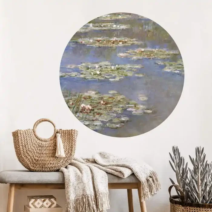 Wandtattoo Monet – Seerosen 1905 – Rund