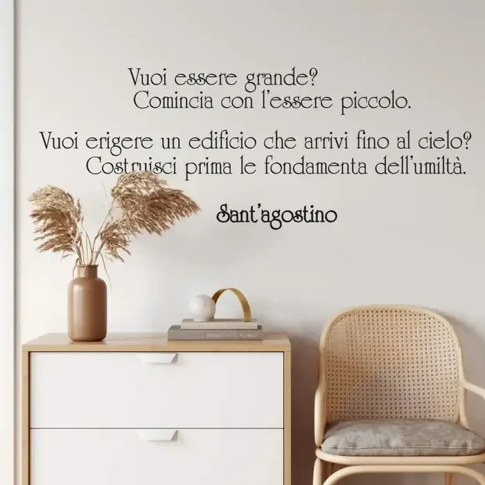 Wandtattoo Vuoi essere grande?