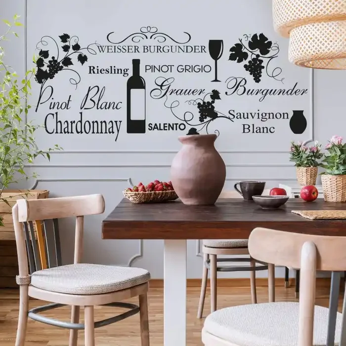 Wandtattoo Weißweinkeller
