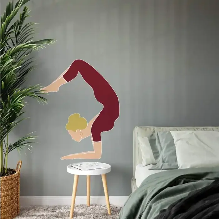 Wandtattoo Yoga – Skorpion