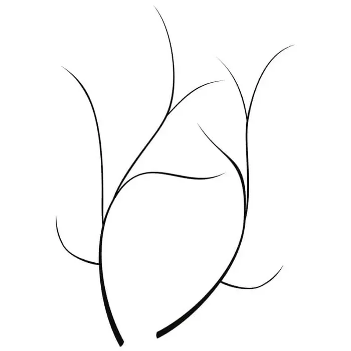 Wandtattoo Zweig-Set 4