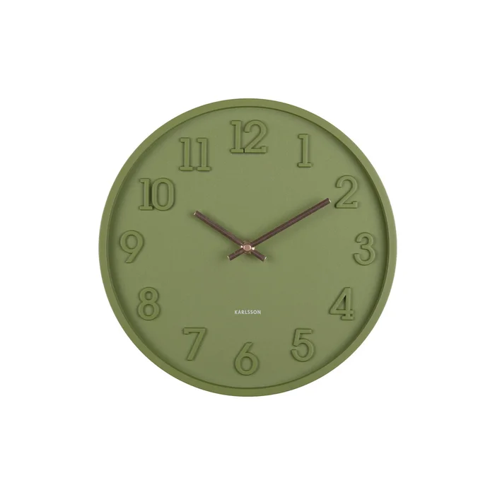 Wanduhr Karlsson Calma [Größe 30×3,8 cm]