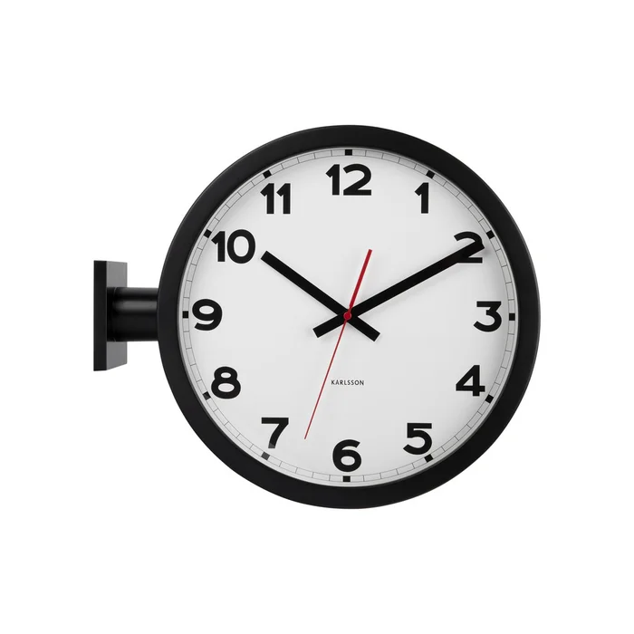 Wanduhr New Classic doppelseitig