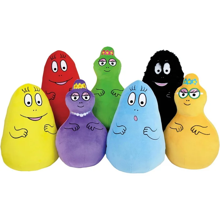 Weicher und sanfter Plüschstoff Jemini Barbapapa (x7) [Größe 28 cm]