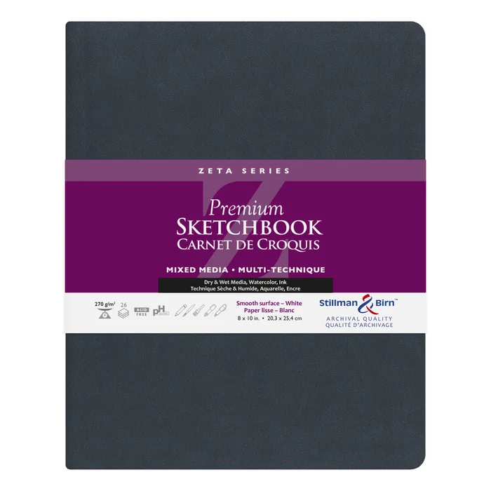 Weiches Heft mit 26 Blättern Stillman & Birn Zeta Series