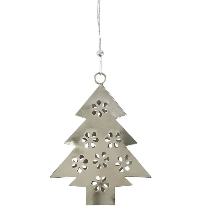 Weihnachtsanhänger Weihnachtsdeko Weihnachtsbaum Silber