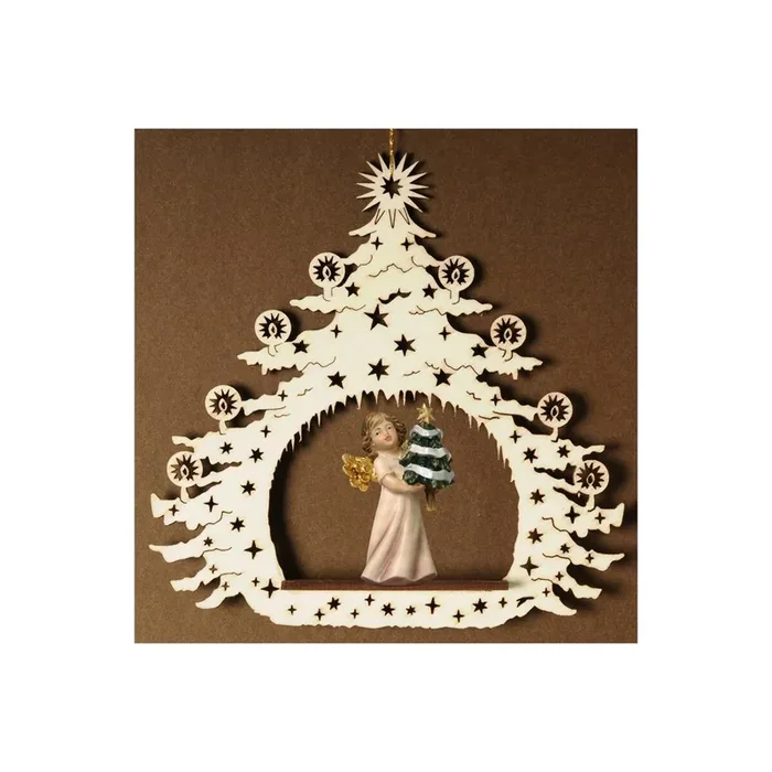 Weihnachtsbaum mit Engel Tanne