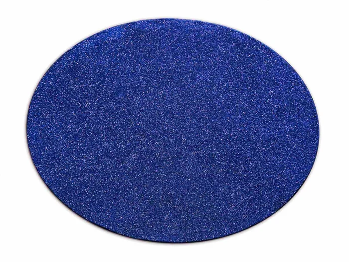 Weihnachtsbaum Unterlage GLIMMER – Rund – Blau – Ø 50cm