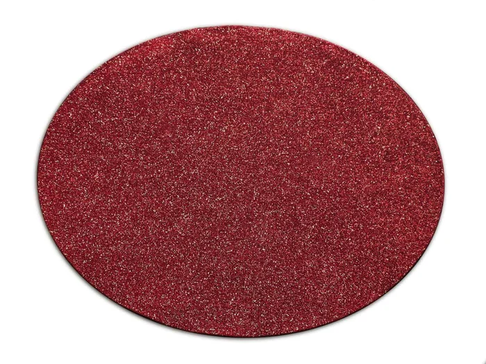 Weihnachtsbaum Unterlage GLIMMER – Rund – Rot – Ø 50cm