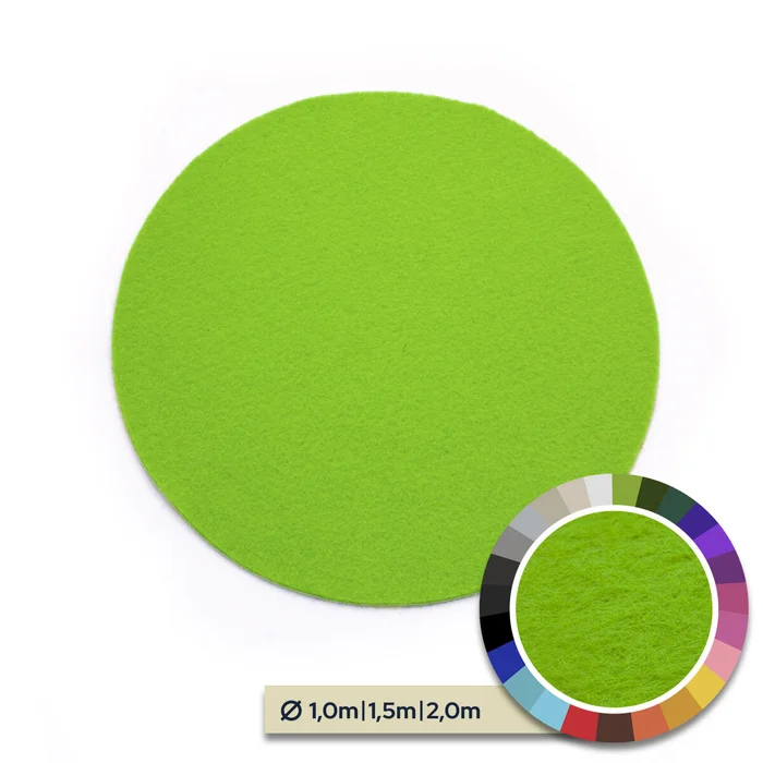 Weihnachtsbaum Unterlage PODIUM – Rund – Hellgrün – Ø 100cm