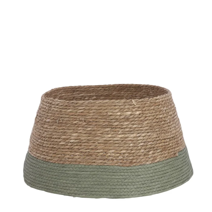 Weihnachtsbaumrock – H26 x Ø50 cm – Seegras – Grün