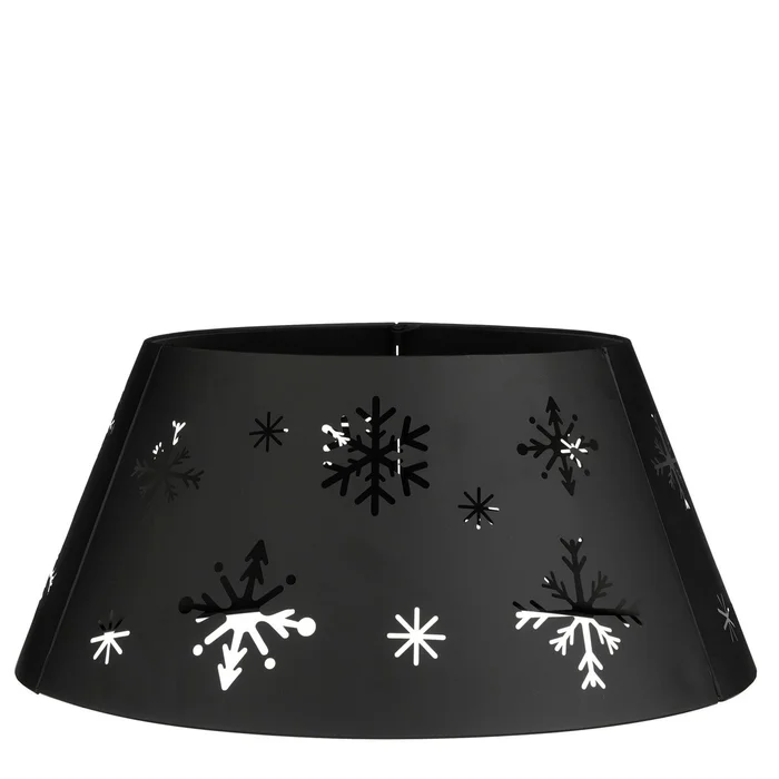 Weihnachtsbaumrock – L50 x B38 x H26 cm – Metall – Schwarz