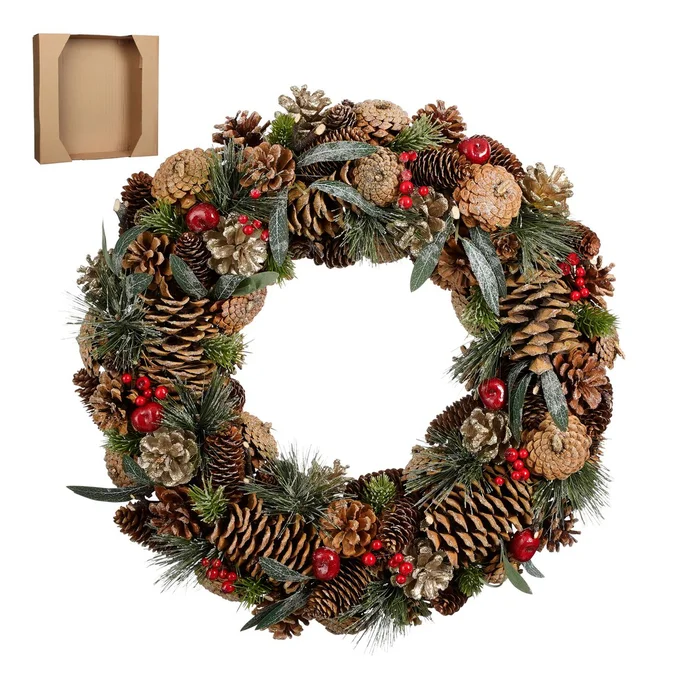 Weihnachtskranz – Ø50 cm – Grün