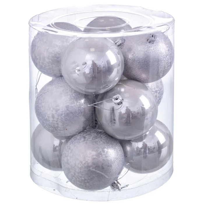 Weihnachtskugeln 2 Texturen Fantastiko (x12) [Größe 16×24 cm]