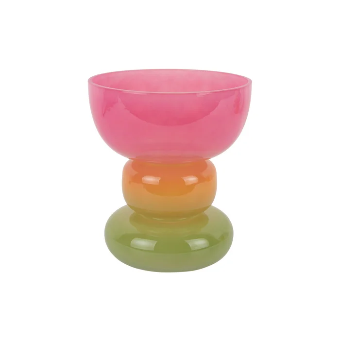 Weitmaschiger Glasvase Present Time Funky Vibes [Größe 20,5×18 cm]