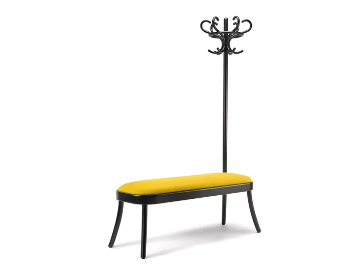 Wiener GTV Design Coat Rack Bench – Kleiderablage mit Bank Entworfen von Front
