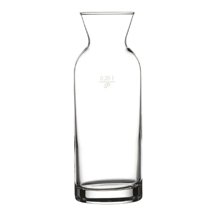Wine / water carafe made of glass 0.25 liters, Ø 63 mm, height 172 mm