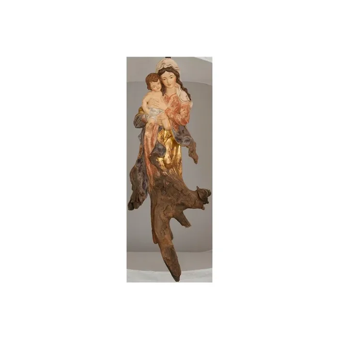 Wolkenmadonna Wurzelschnitzerei