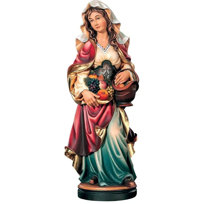 Woman with fruit basket