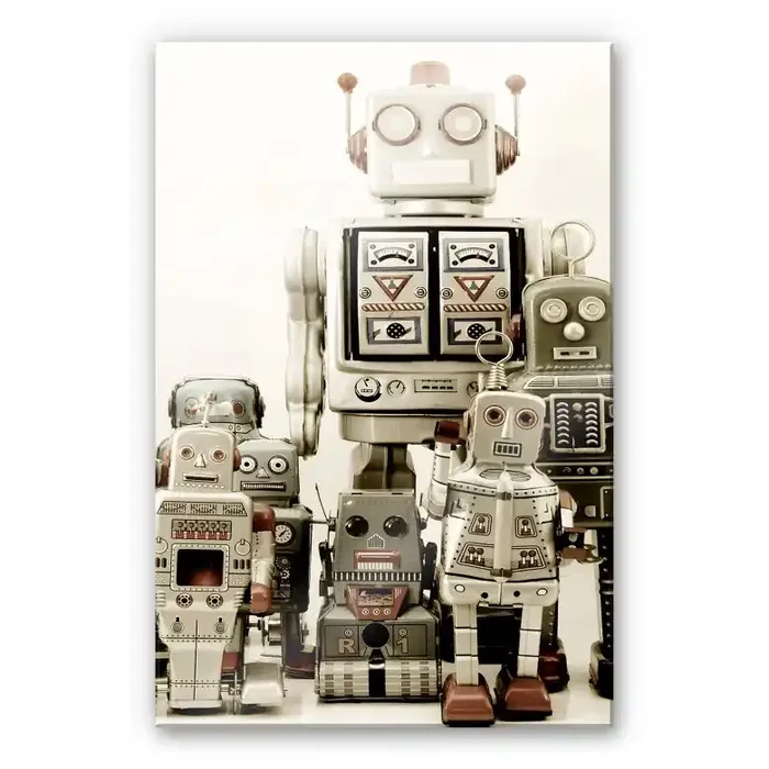XXL Wandbild Versammlung der Roboter