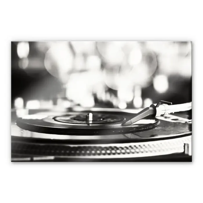 XXL Wandbild Vinyl Record on Turntables