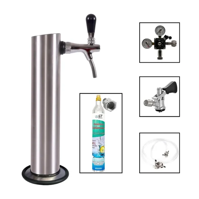 Zapfgarnitur mit Kompensatorschankhahn Typ D (Köpikeg) 500g