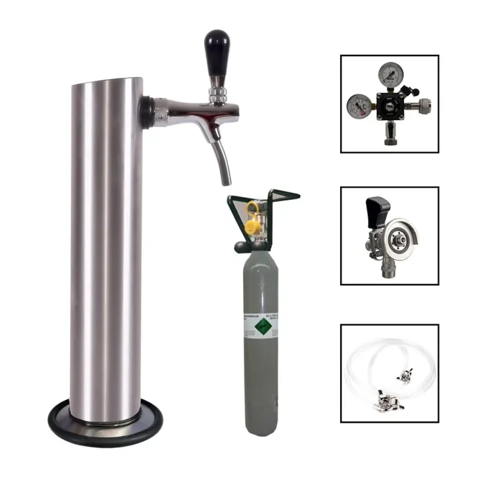 Zapfgarnitur mit Kompensatorschankhahn Typ M (Typ M) 500g