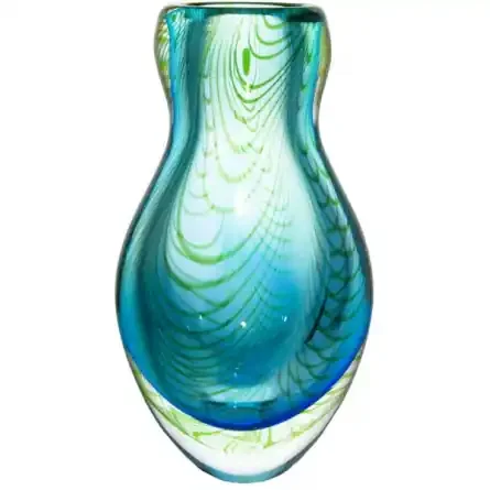 Zauana Vase, Blau