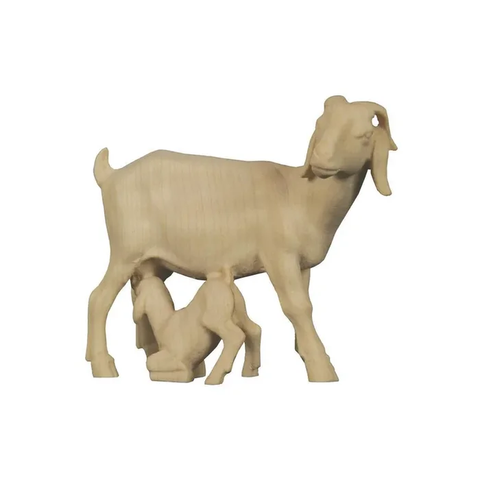 Ziegenmutter mit Zicklein