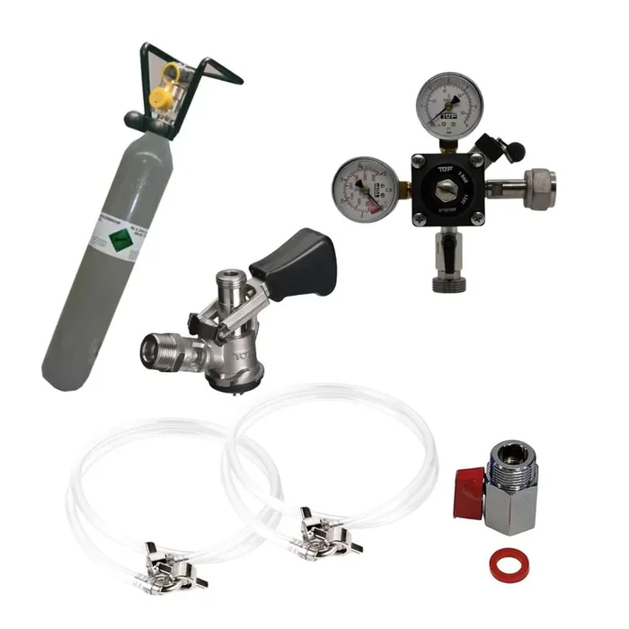 Zubehörset für Zapfanlagen 500 gr CO² + Köpikeg